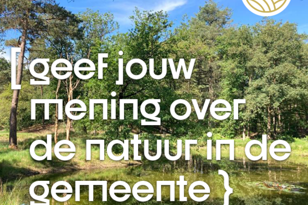 Wat vind jij van de natuur in de gemeente? 