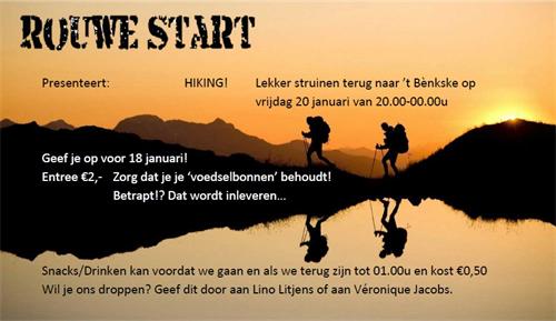 Rouwe Start presenteert... Hiking!