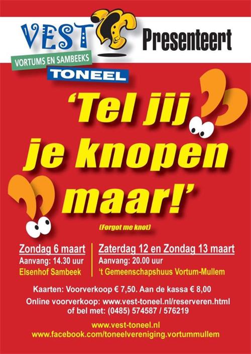 Binnenkort toneel