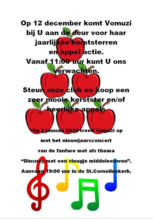 Vomuzi houdt ook dit jaar KERSTAKTIE